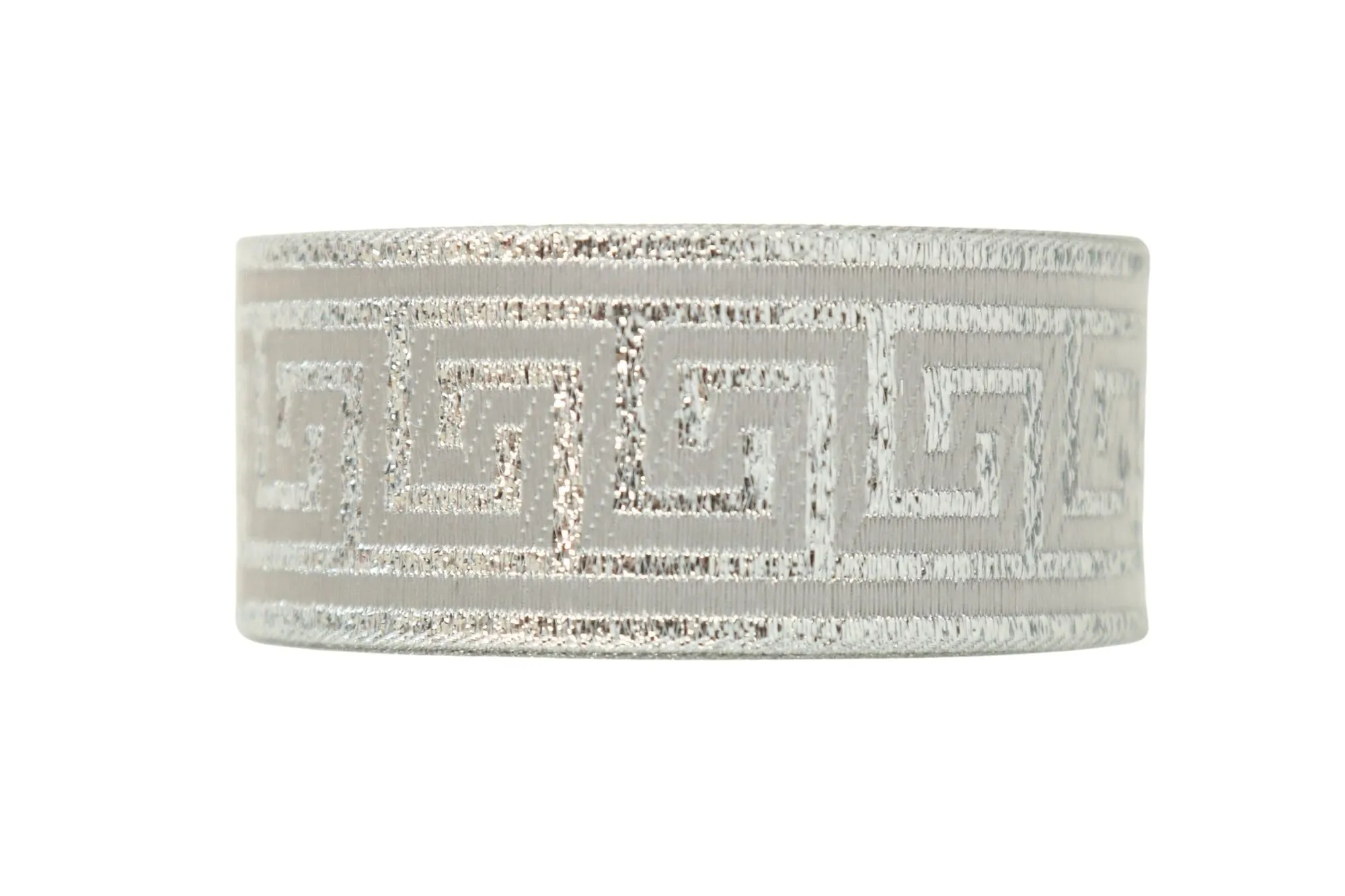 1.37 inches Greek Key Jacquard Ribbons, 35mm Woven Trim, Meander Webband, Costume Ribbon, Brocade Fabric 35062