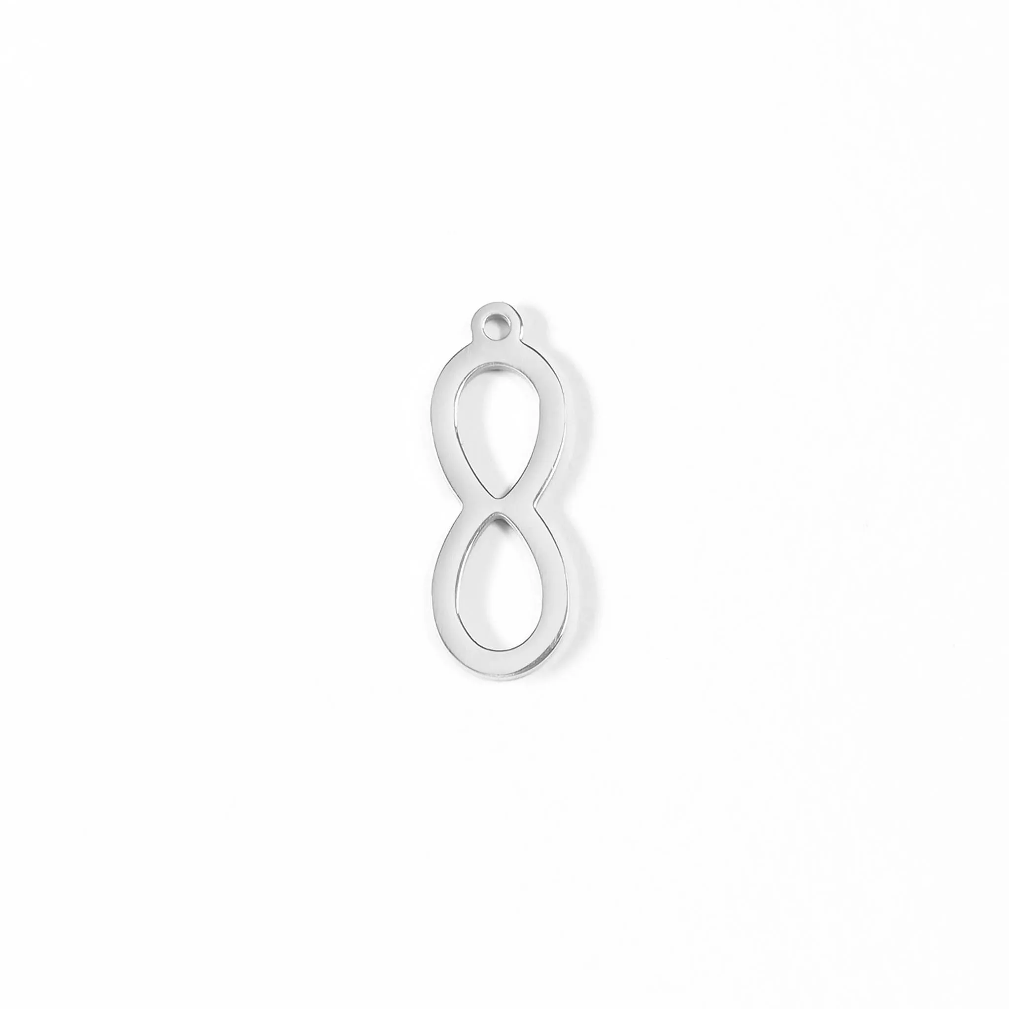 18K Gold PVD Stainless Steel Infinity Charm / PDL0008