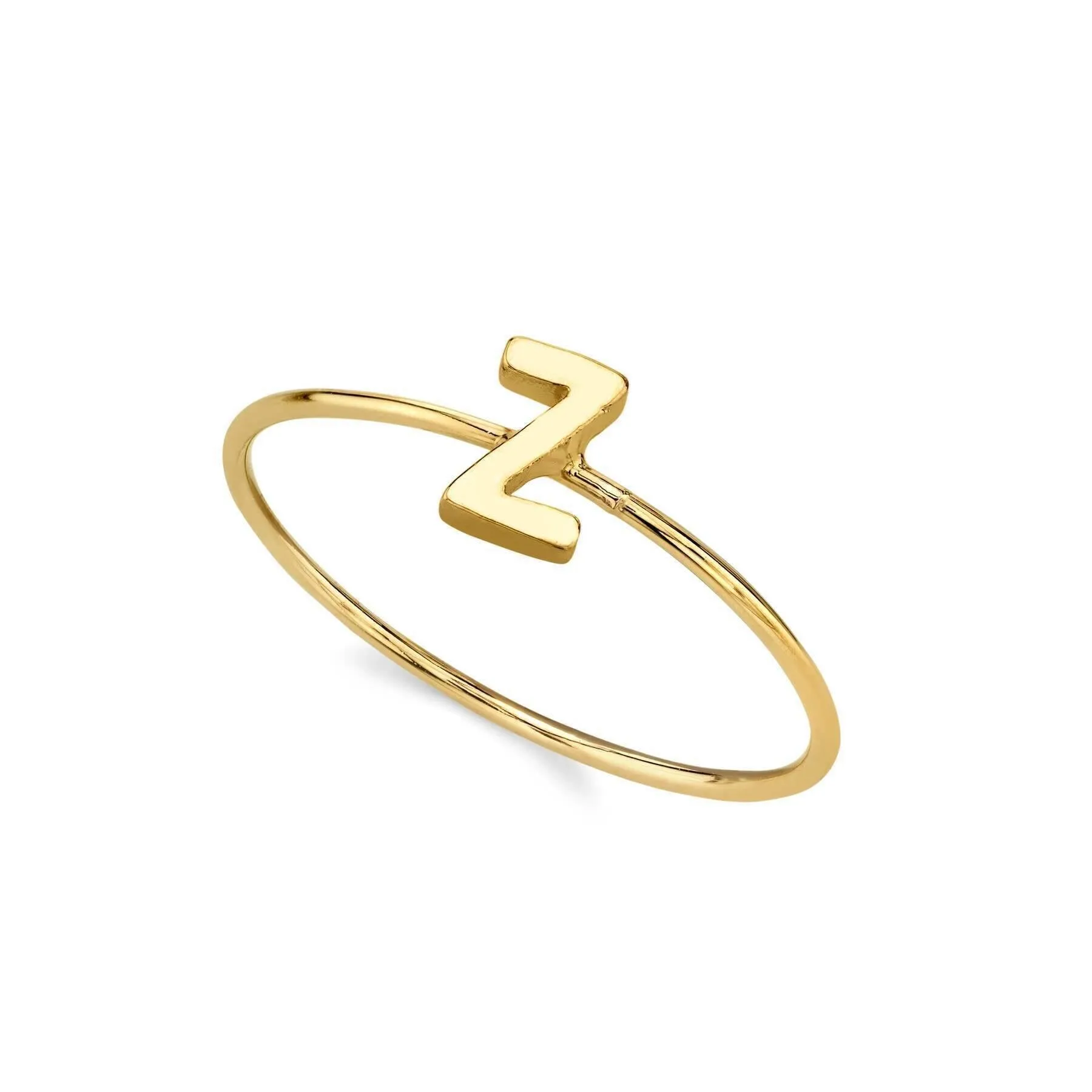 1928 Jewelry Gold Initial Ring Size 7