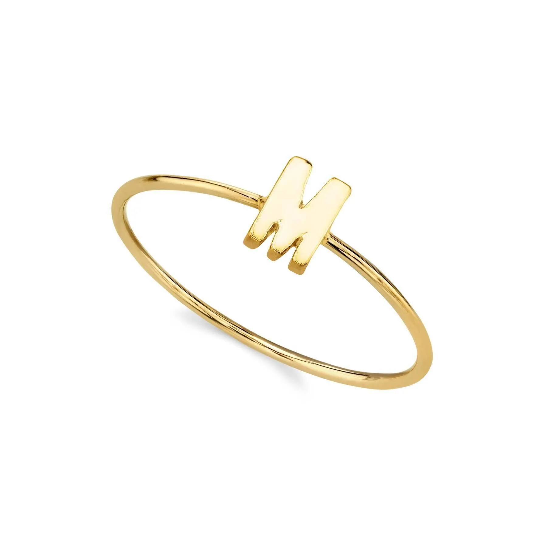 1928 Jewelry Gold Initial Ring Size 7