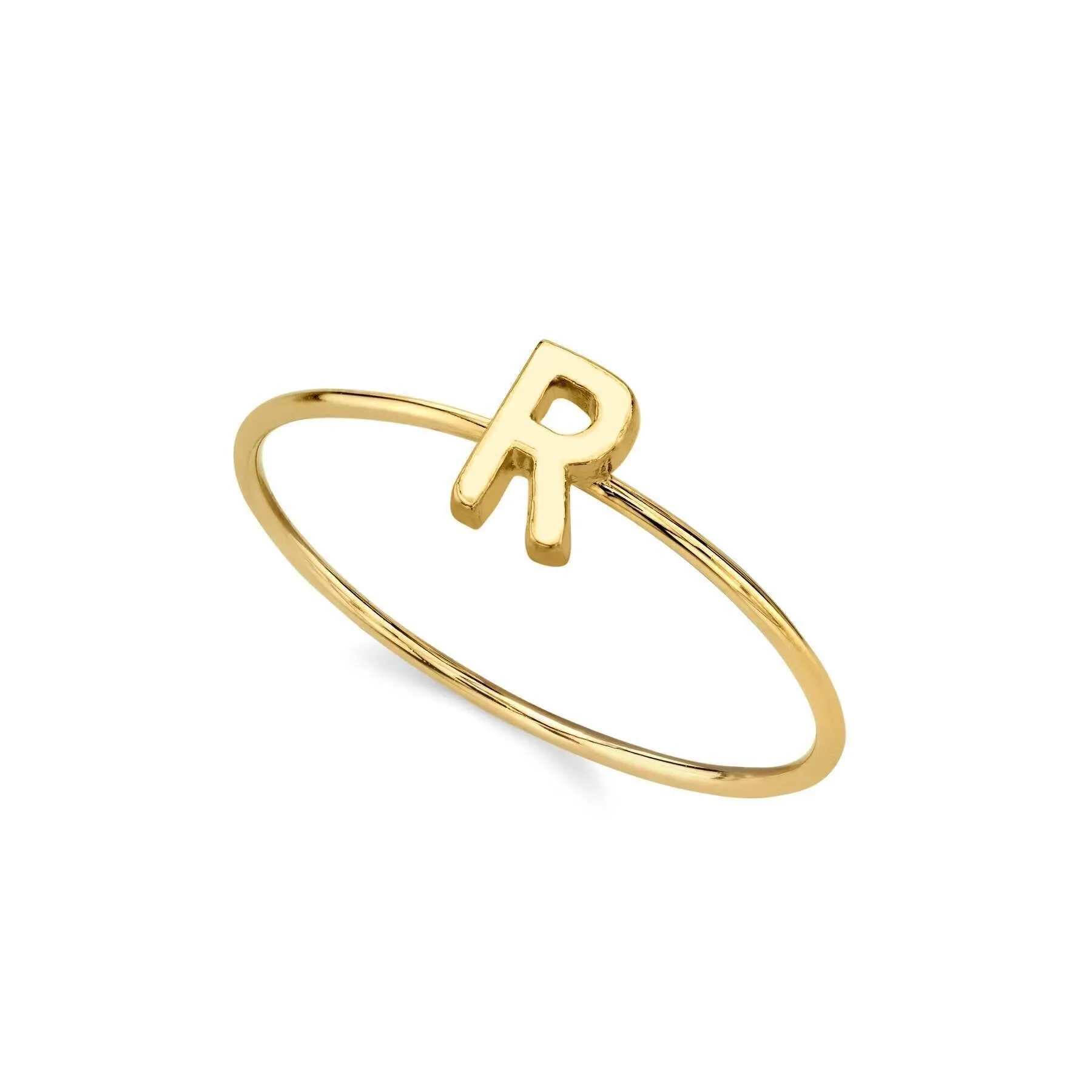 1928 Jewelry Gold Initial Ring Size 7