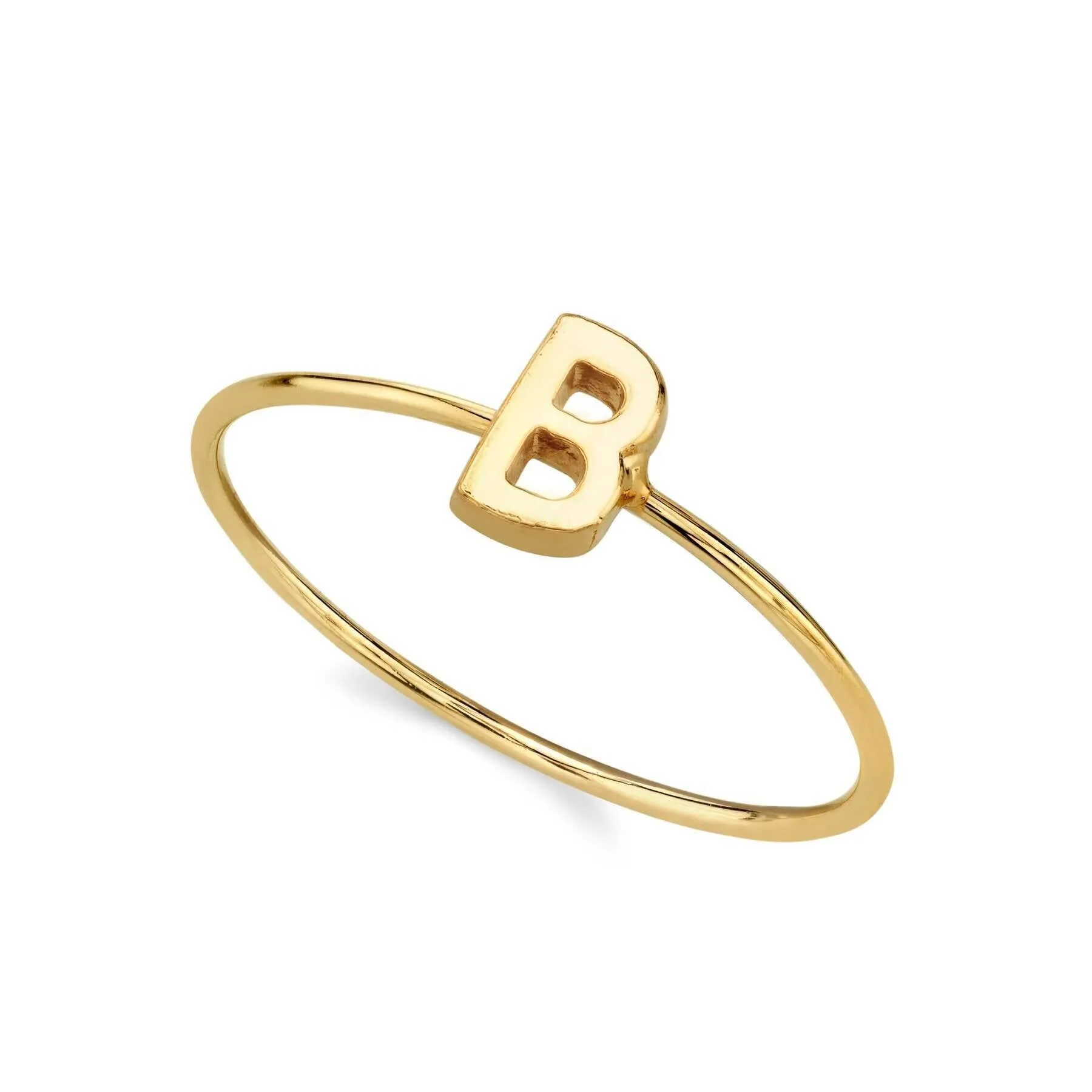 1928 Jewelry Gold Initial Ring Size 7