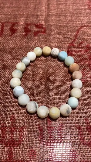 8MM Matte Amazonite Bead Bracelet