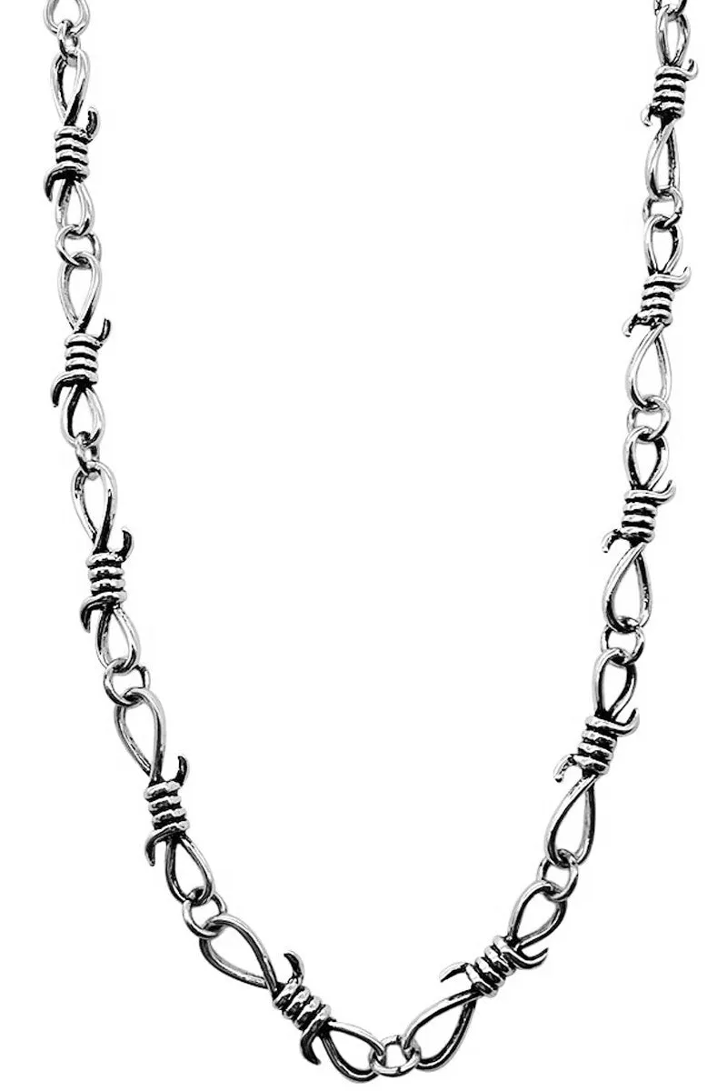 Barbed Wire Choker Necklace