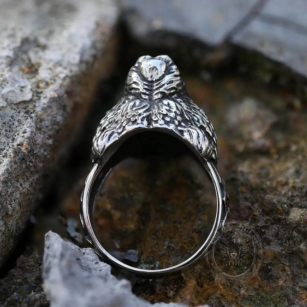 Bear Warrior Viking Ring