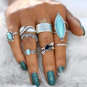 Bohemian Vintage Ring Sets