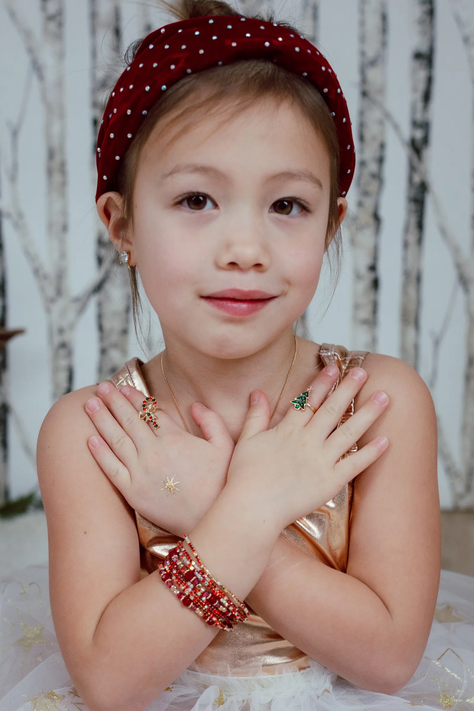 Boutique Ruby Red Bracelet Set