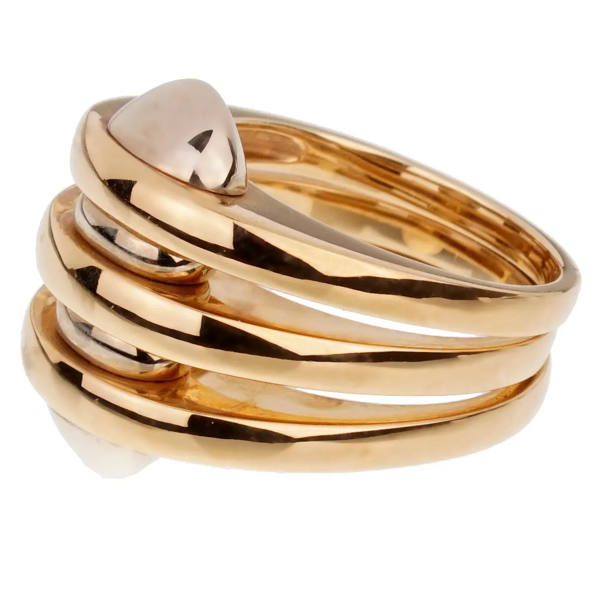 Bulgari Vintage Yellow Gold Cocktail Ring