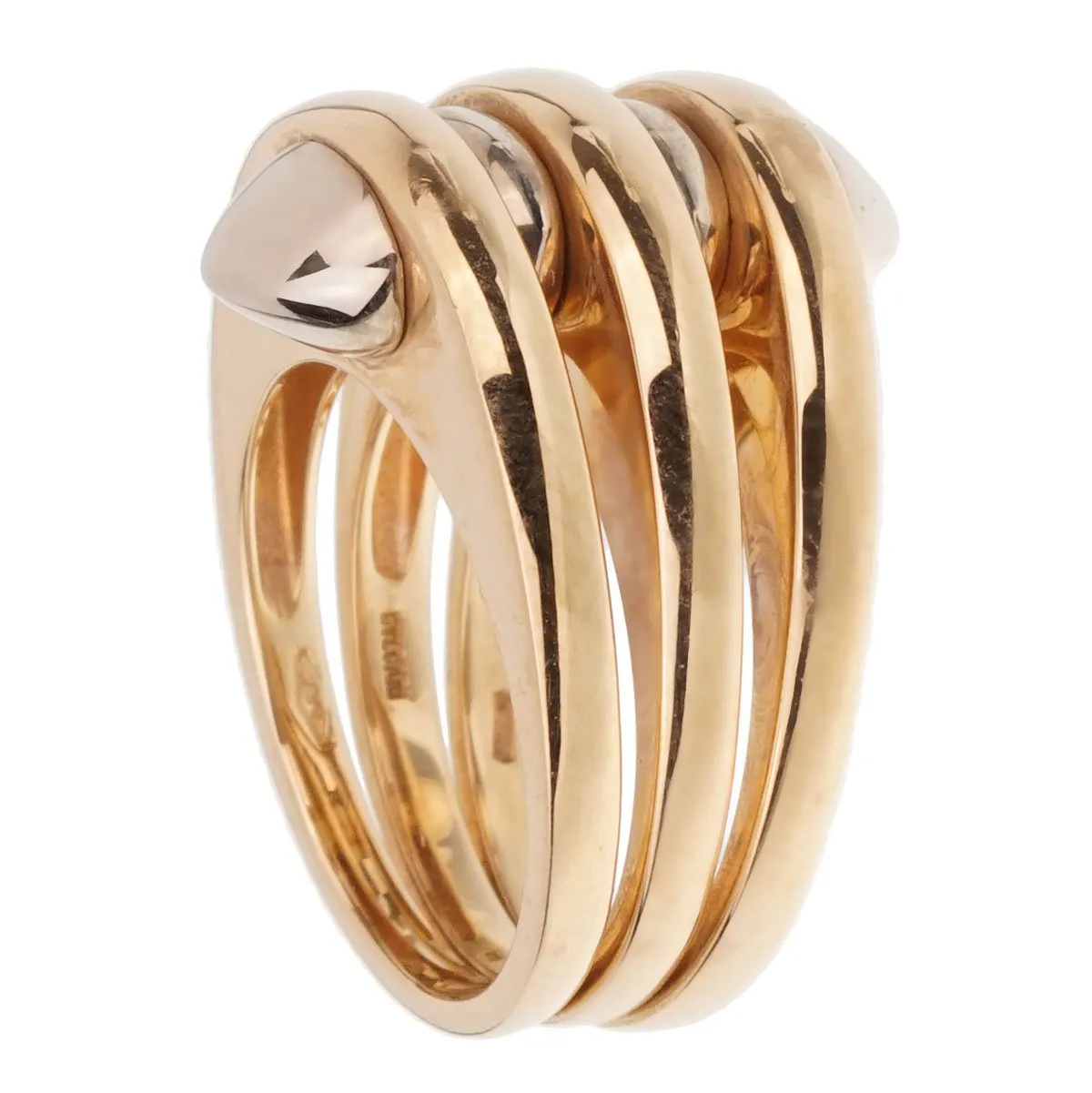 Bulgari Vintage Yellow Gold Cocktail Ring