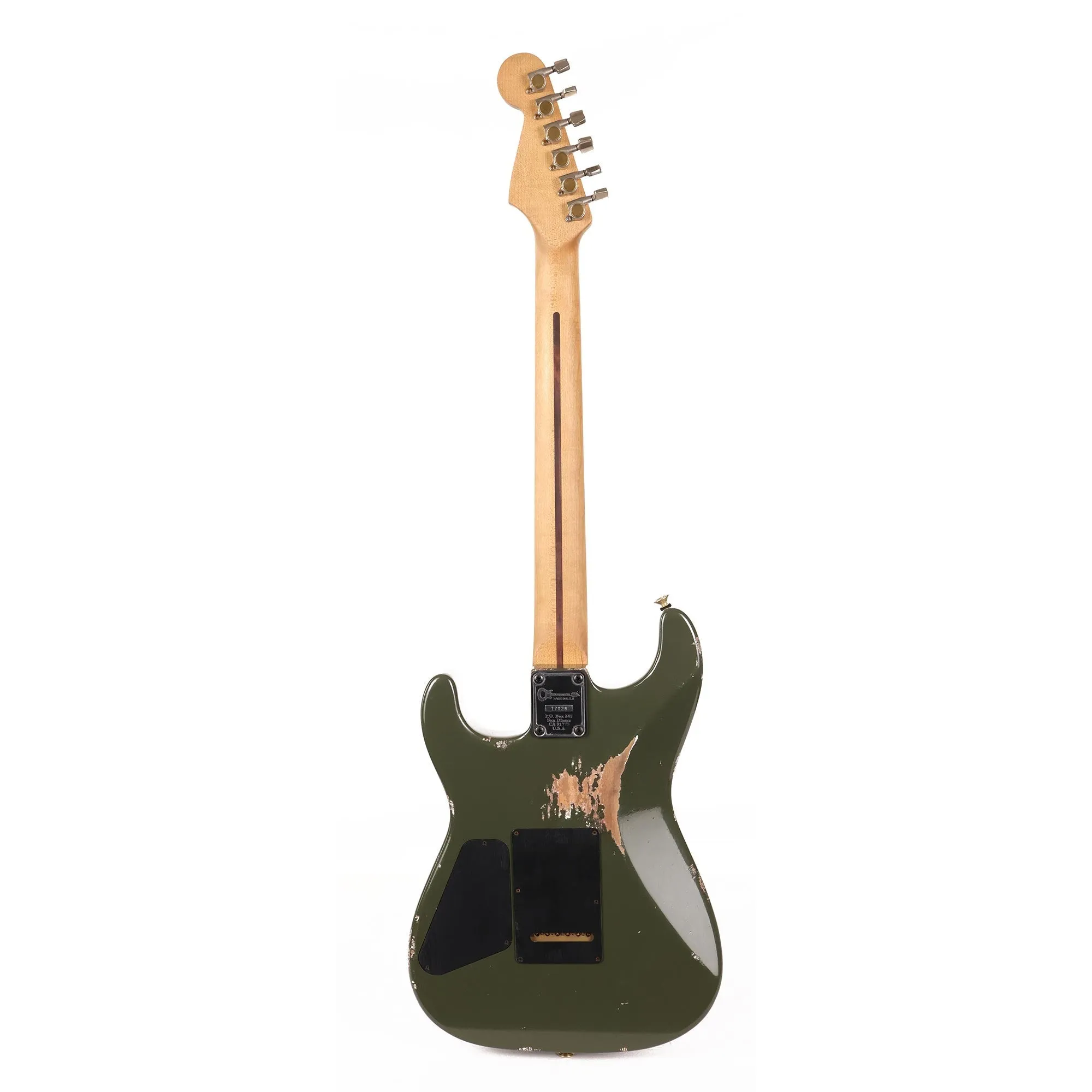 Charvel Custom Shop San Dimas Nitro Aged Faded Olive Green