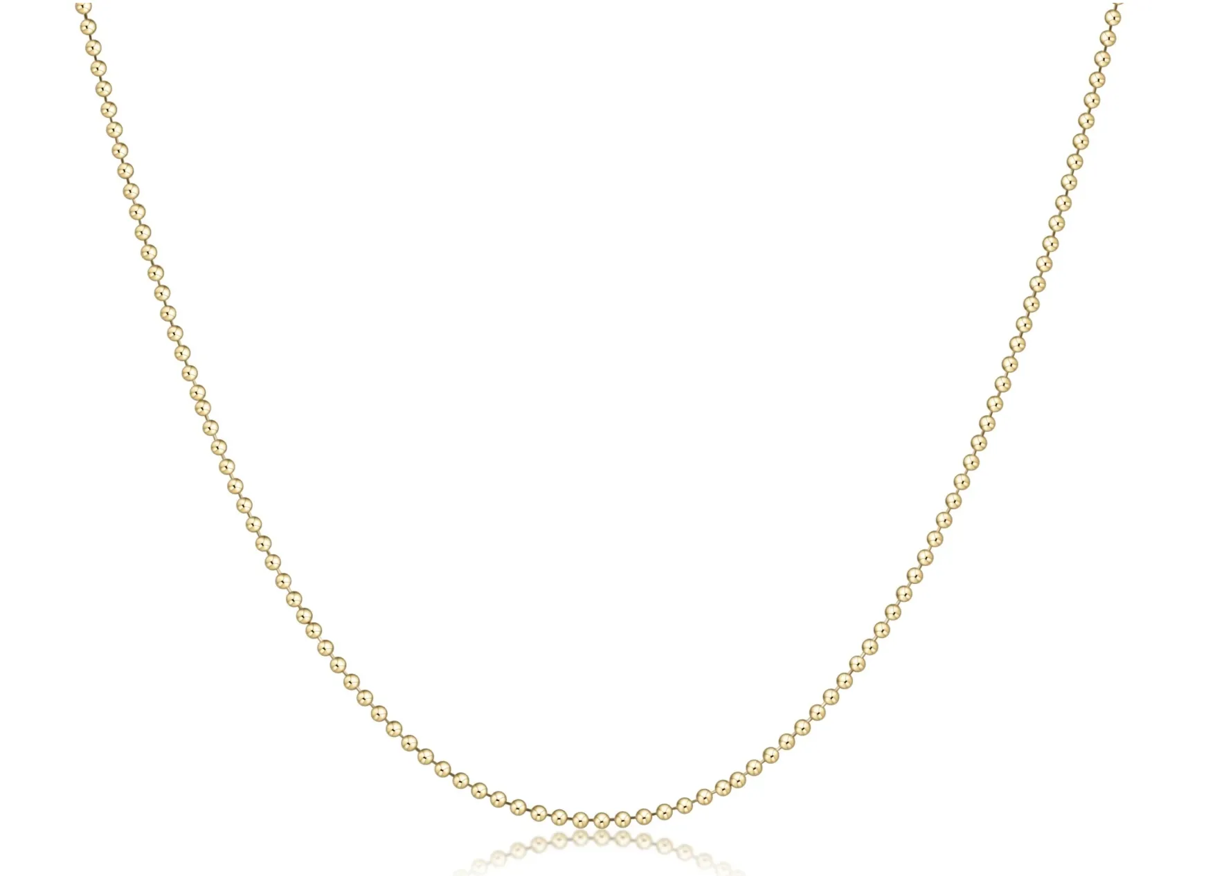 Choker Classic Beaded Chain - Gold