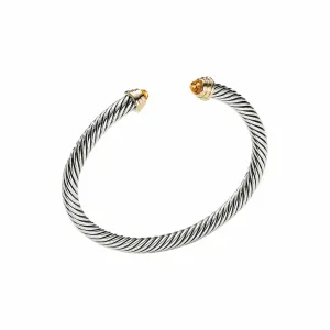 Citrine Cable Kids Cuff