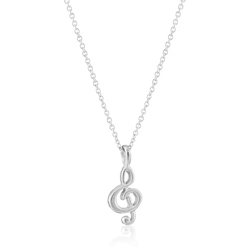 Creative Classic Note Letter Alloy Clavicle Chain