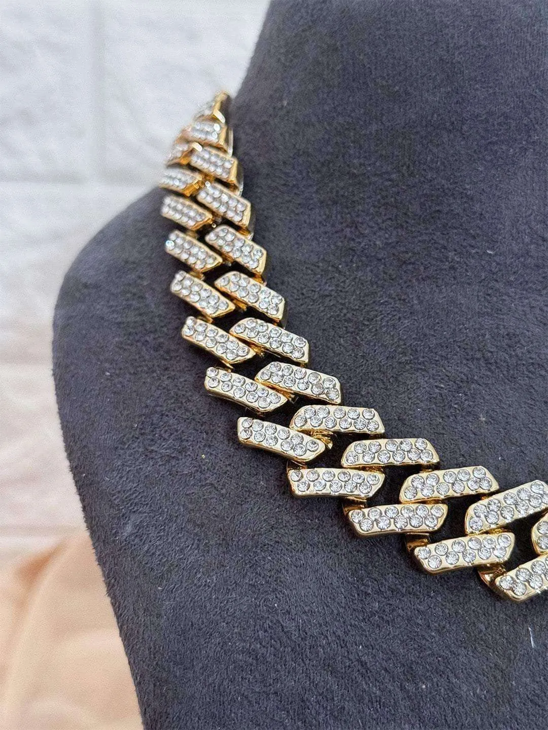 Cuban Chains Iced Out Bling Necklace