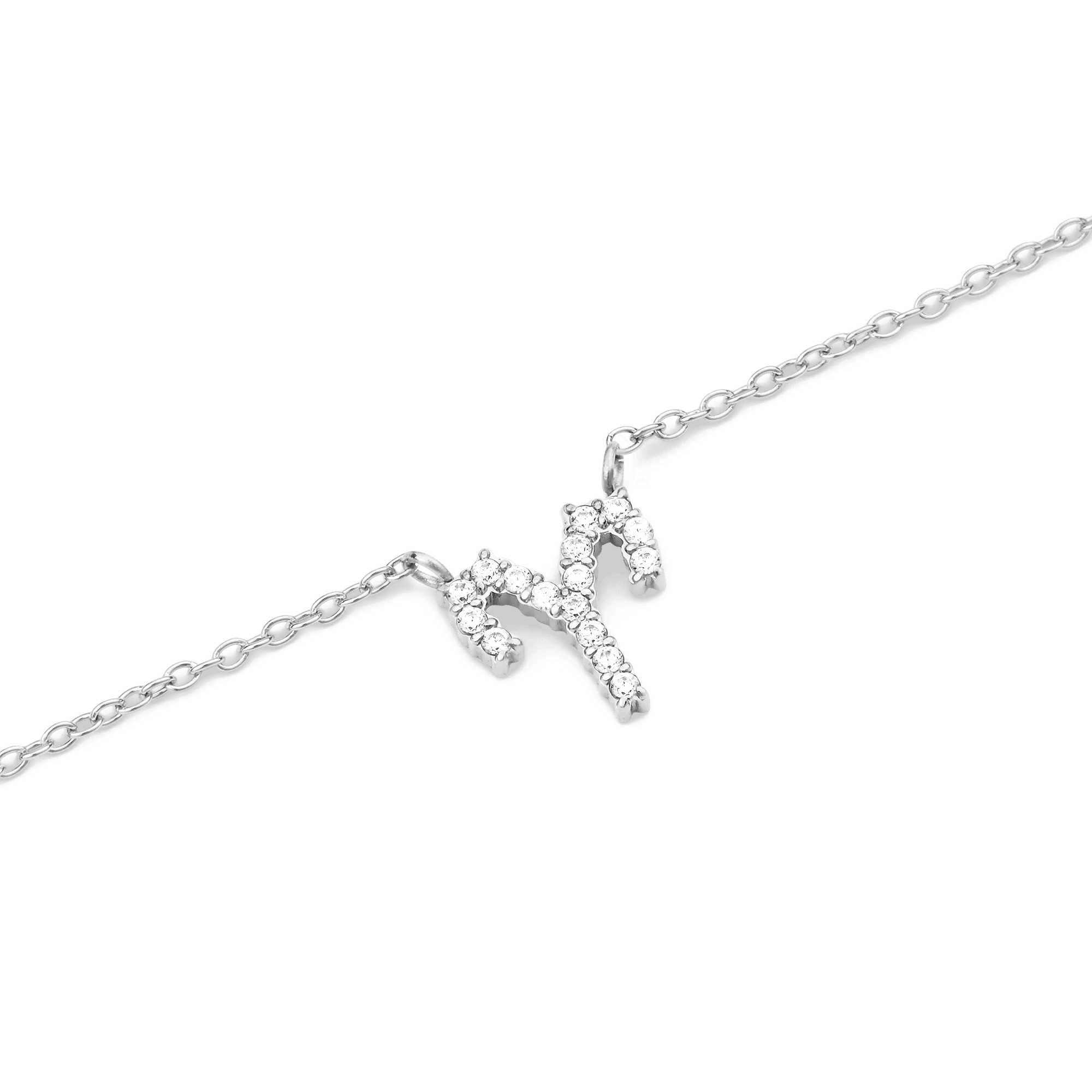 Daniel Wellington Zodiac Crystal Necklace Silver