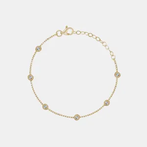 Diamond By The Yard Anklet