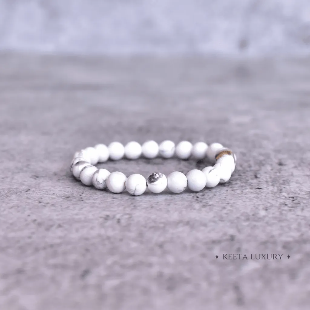 Divine Lotus - Howlite Bracelets