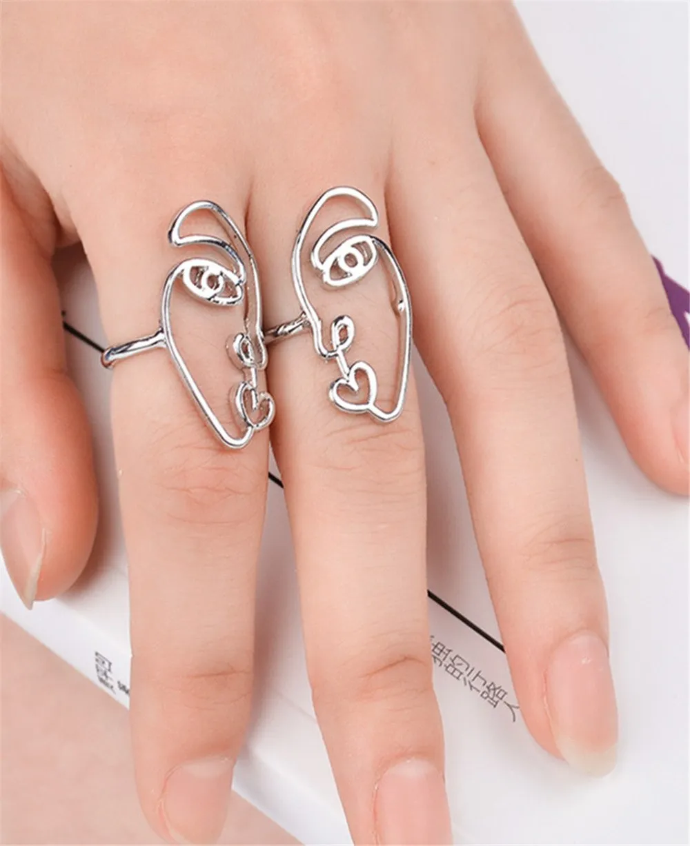 Dual Faces Rings