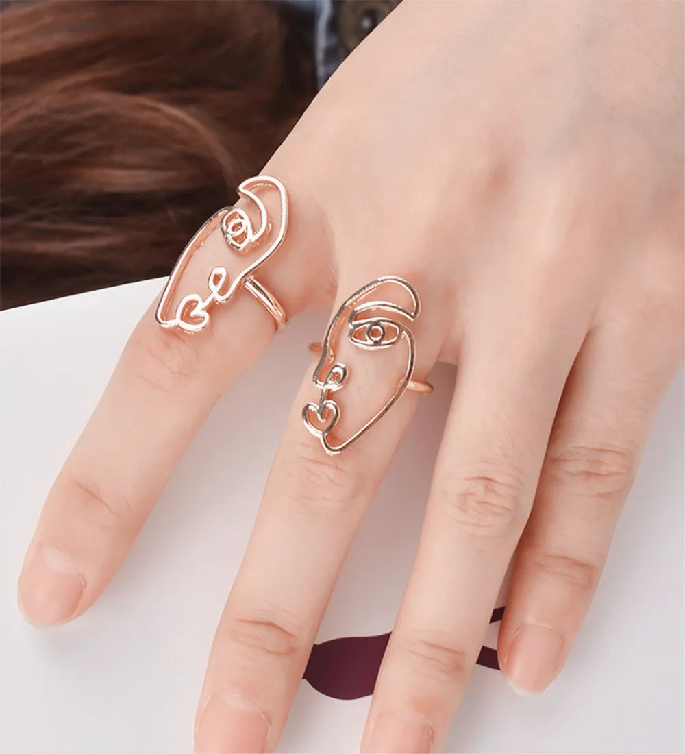 Dual Faces Rings