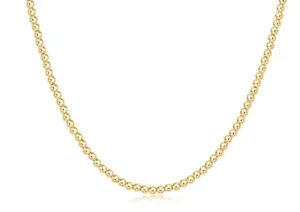 enewton - Classic Gold 3mm Bead Choker