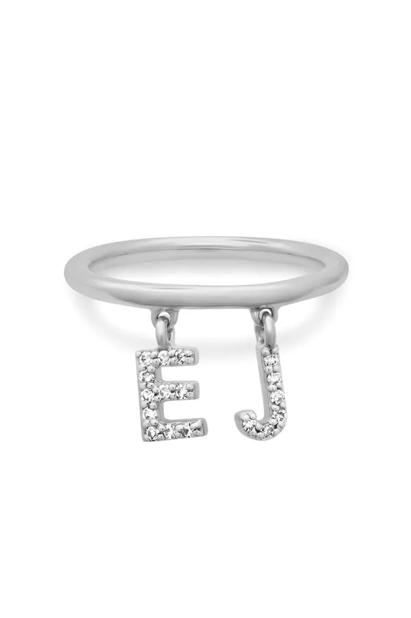 Eriness x Des Kohan Double Initial Ring