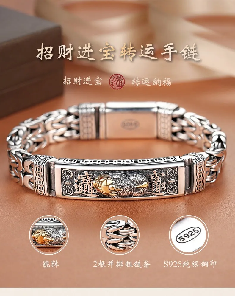 Fortune-attracting Pixiu bracelet