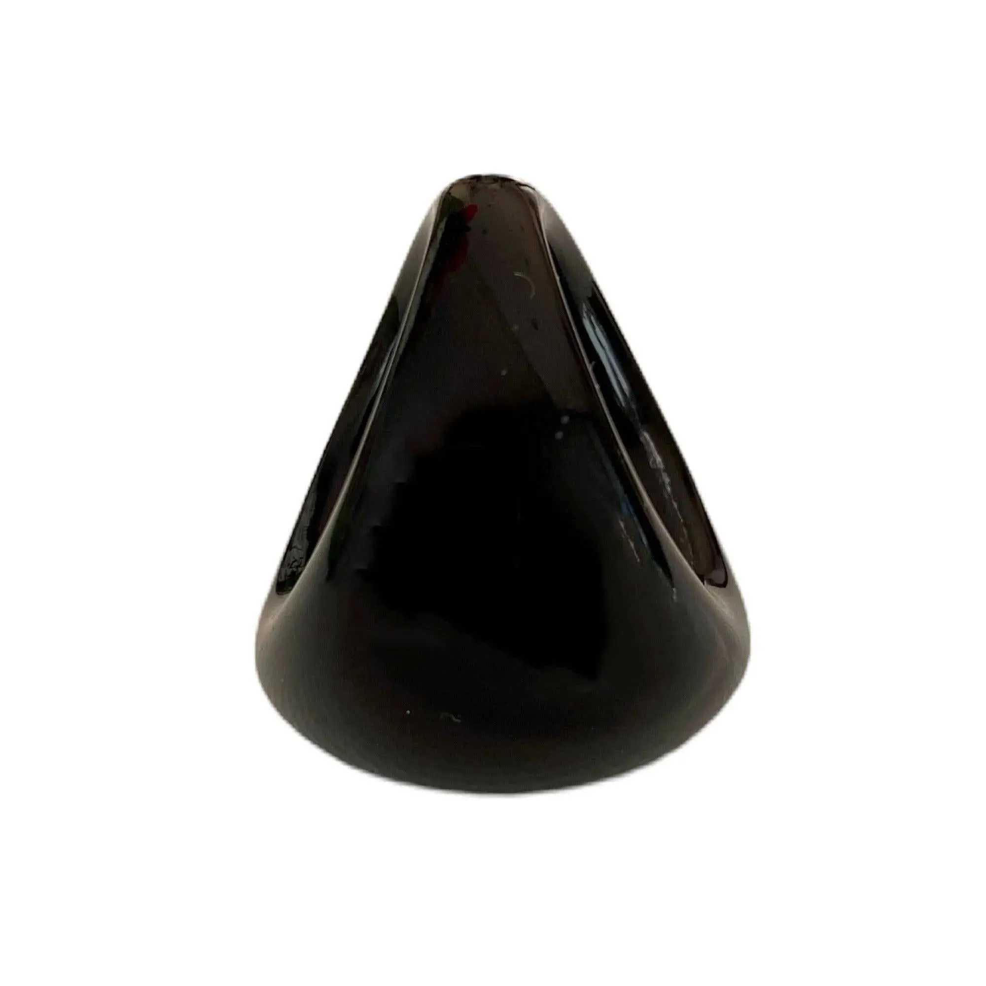 Glossy Black Dome Statement Ring