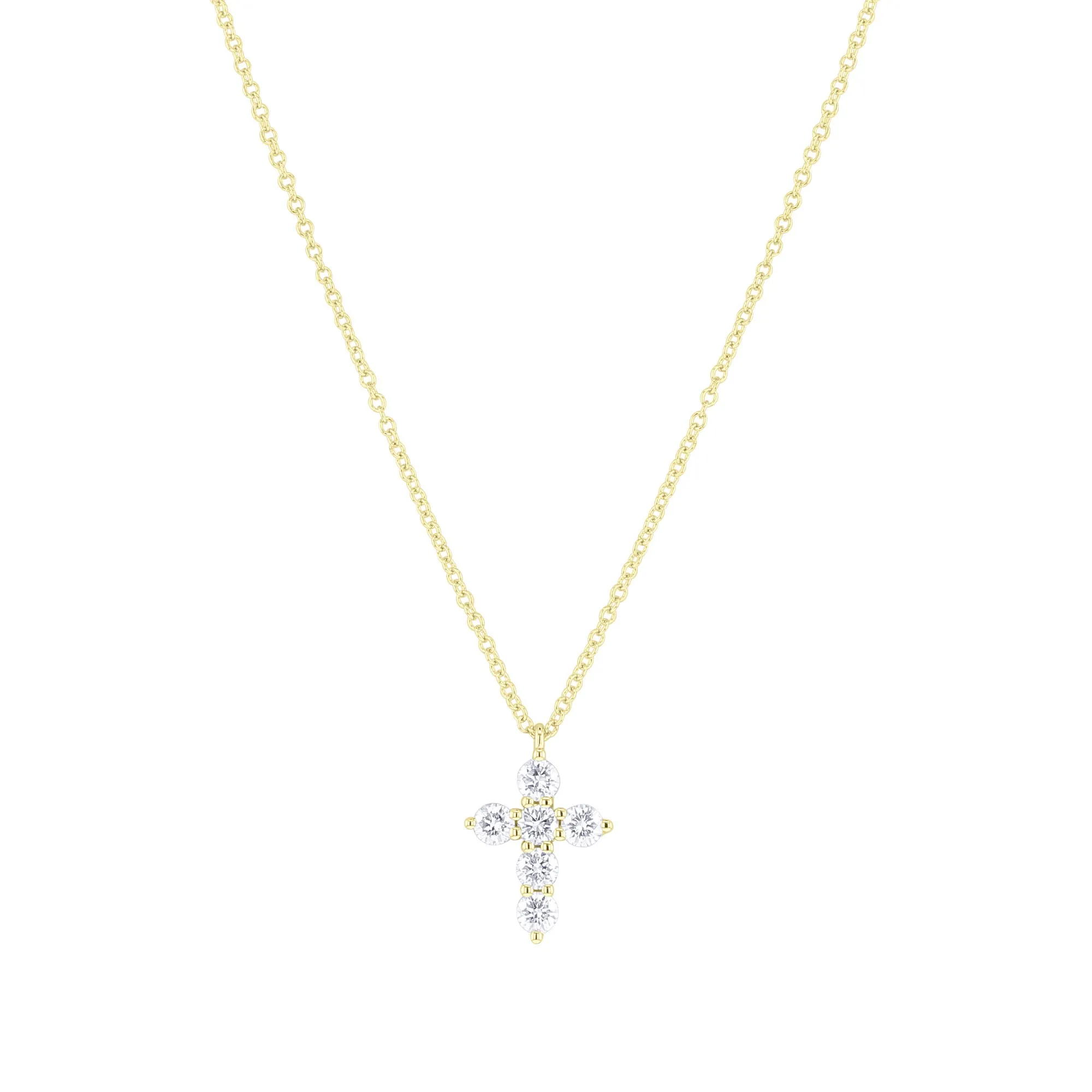 Holy Diamond Cross Necklace 1/2ct