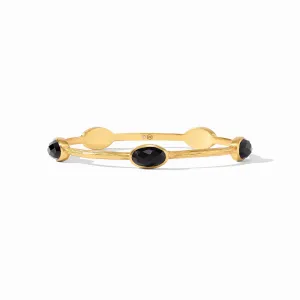 Ivy Stone Bangle Obsidian Black (Small)