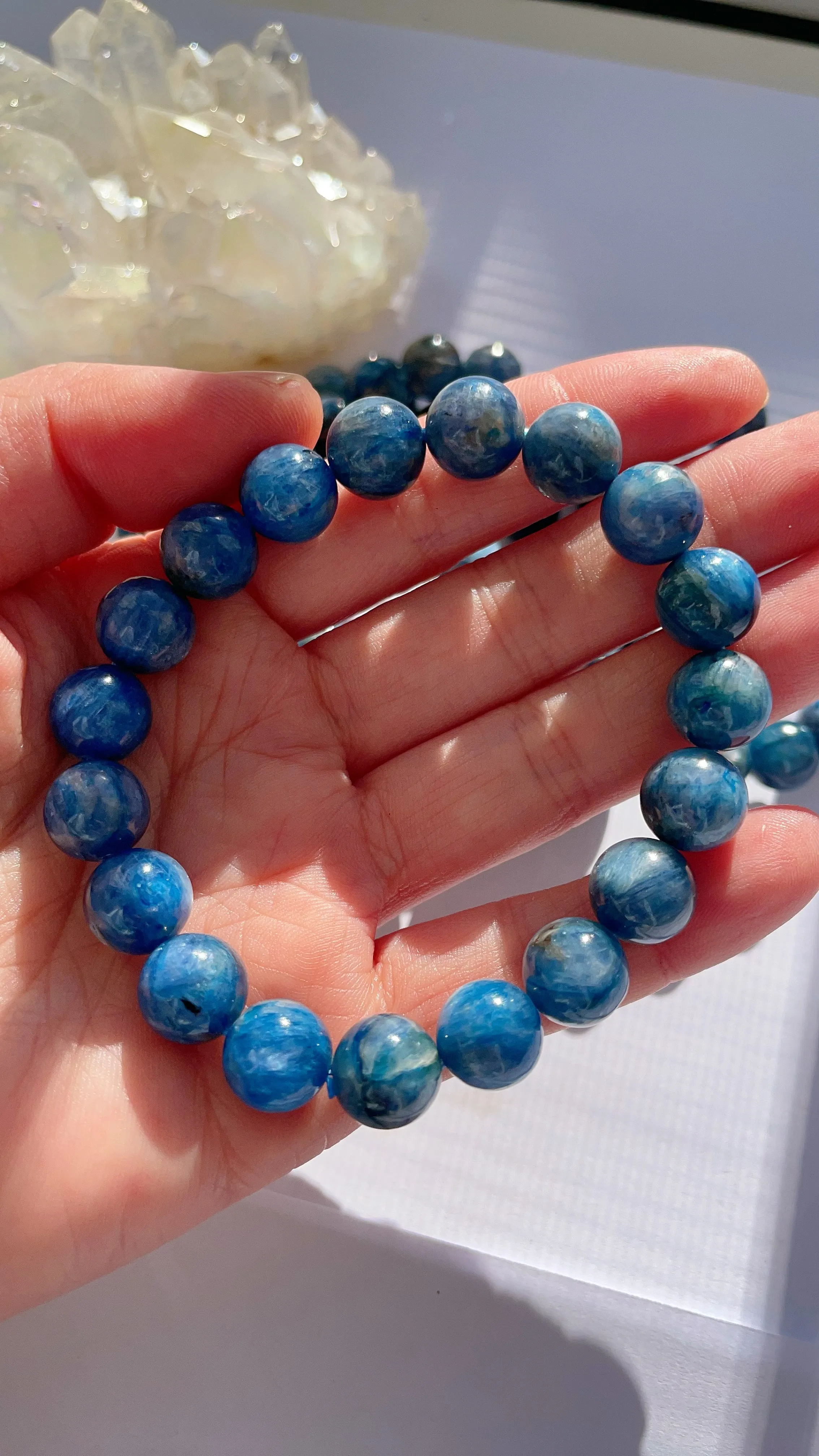 Kyanite Bracelet AAA    High Quality Natural Crystal Chakra Balancing