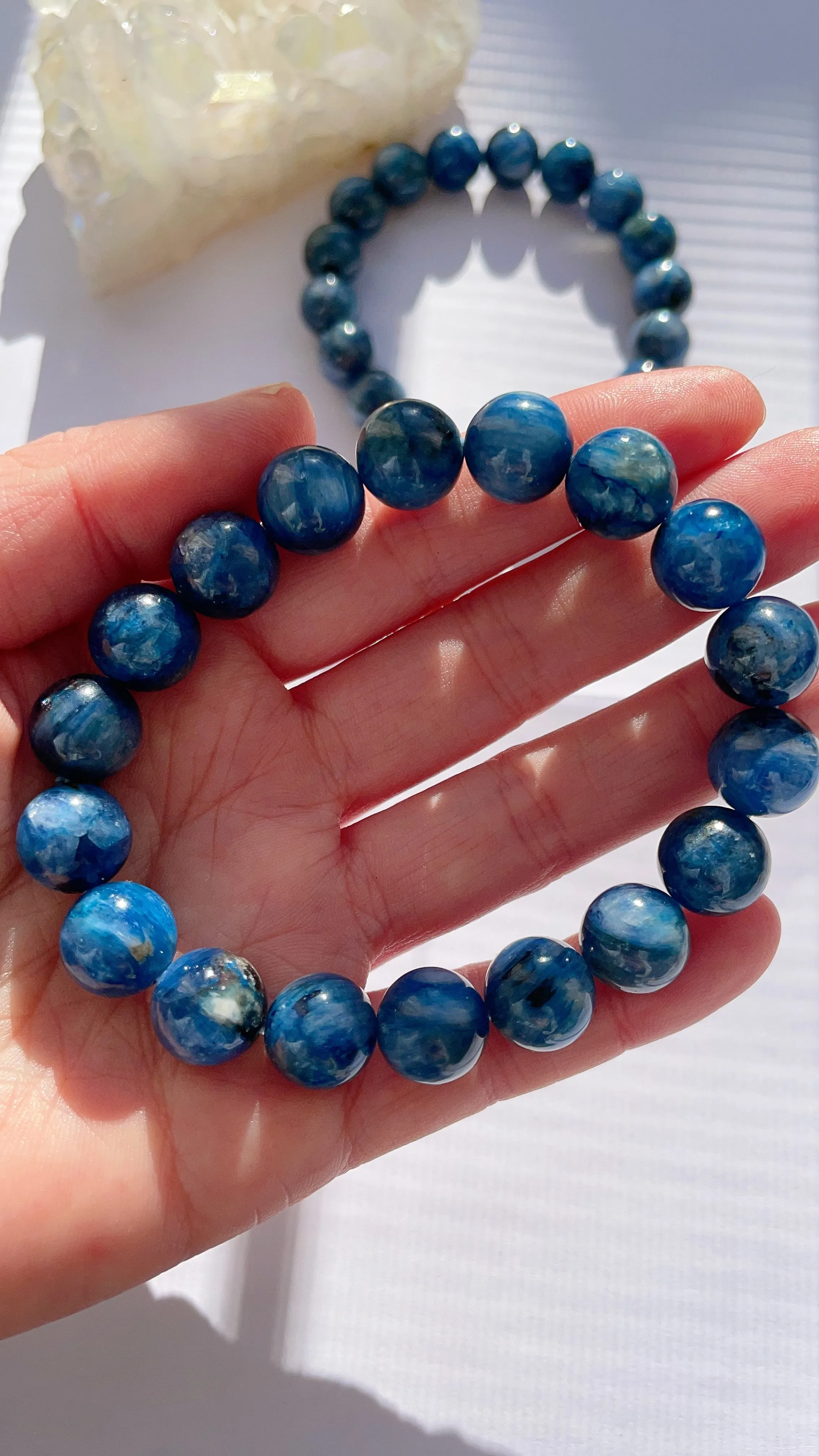 Kyanite Bracelet AAA    High Quality Natural Crystal Chakra Balancing