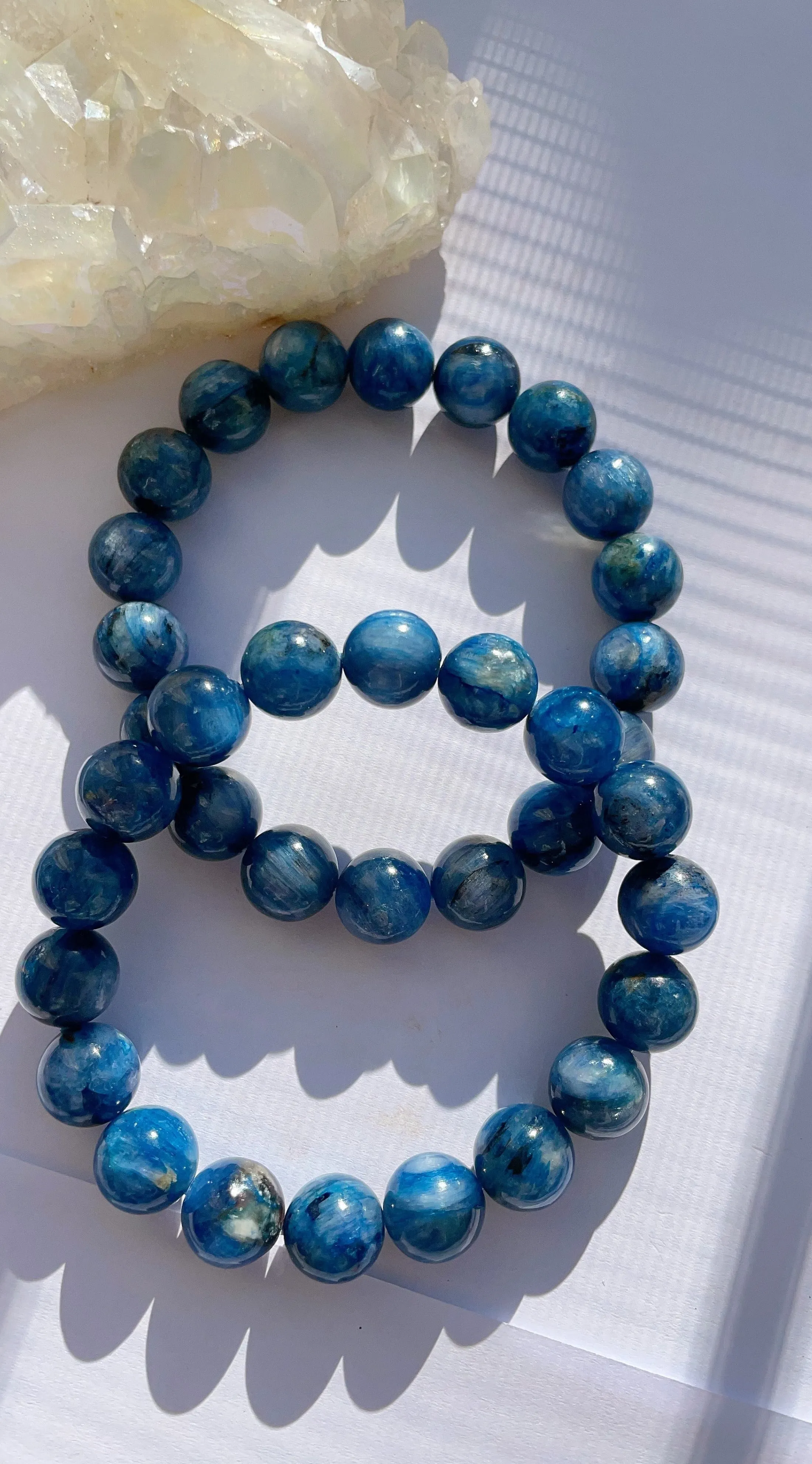 Kyanite Bracelet AAA    High Quality Natural Crystal Chakra Balancing