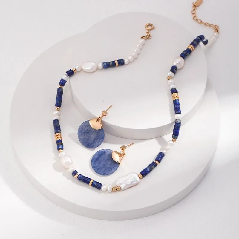 Lapis Lazuli and Pearls Necklace