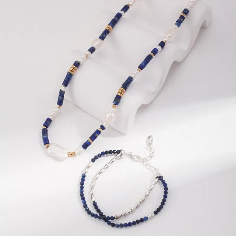 Lapis Lazuli and Pearls Necklace