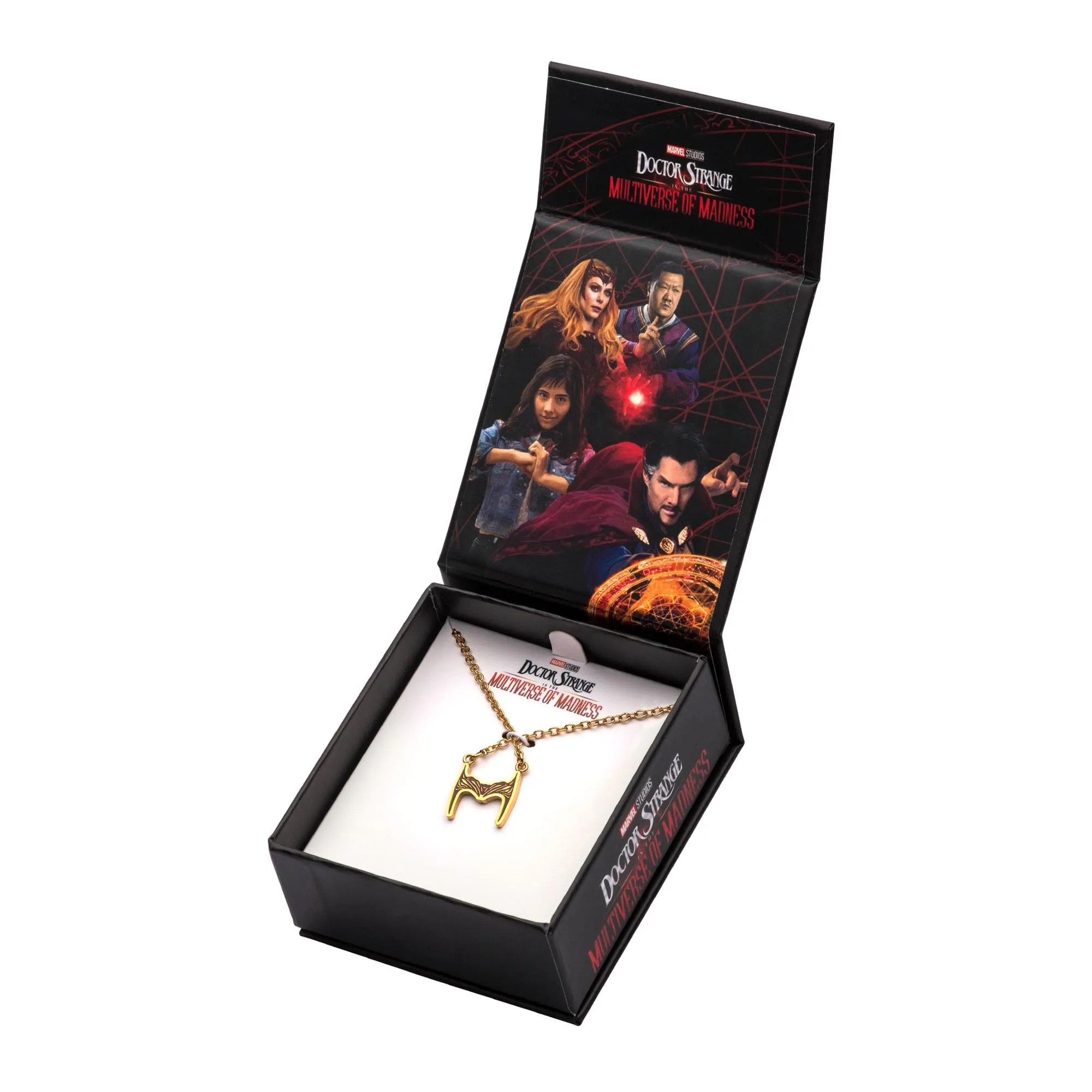 Marvel Doctor Strange 2 Scartlet Witch Tiara Pendant Necklace