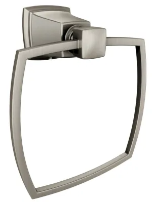 Moen Boardwalk Series Y3286BN Towel Ring, Aluminum/Zinc, Brushed Nickel, Wall Mounting :CD: QUANTITY: 1