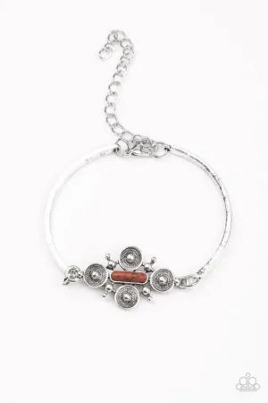 Paparazzi Bracelet ~ Mesa Flower