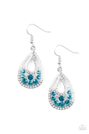 Paparazzi Earring ~ Sparkling Stardom - Blue