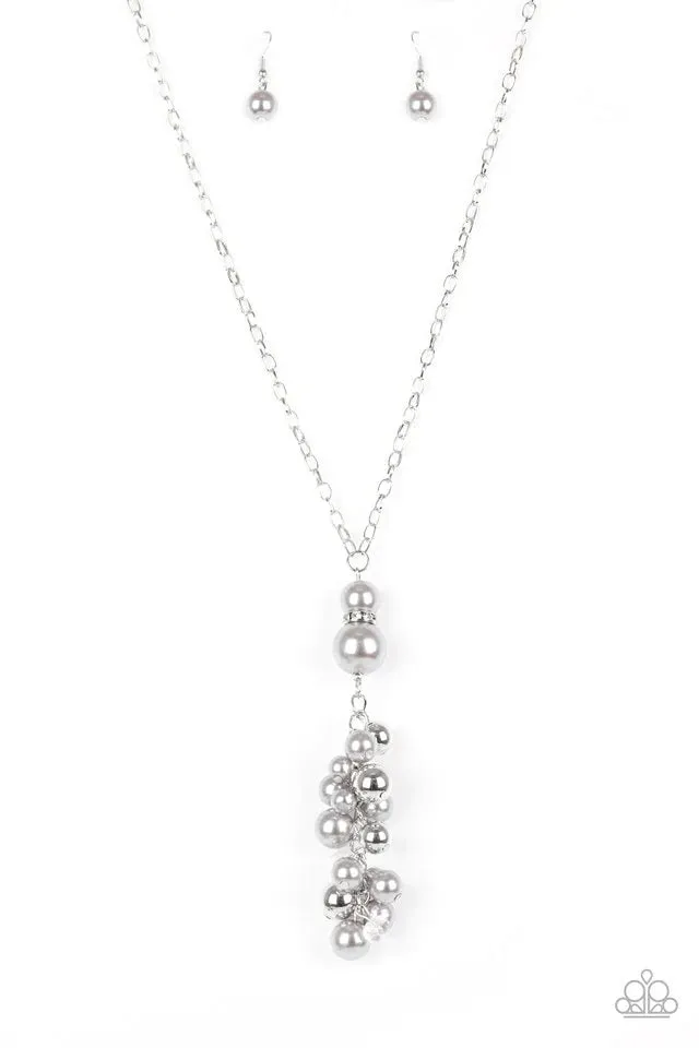 Paparazzi Necklace ~ BALLROOM For Rent - Silver