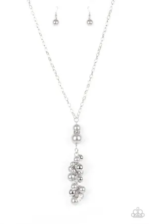 Paparazzi Necklace ~ BALLROOM For Rent - Silver