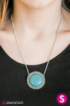 Paparazzi Necklace ~ Oh My Oasis - Blue