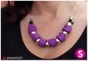 Paparazzi Necklace ~ Organically Orchid - Purple