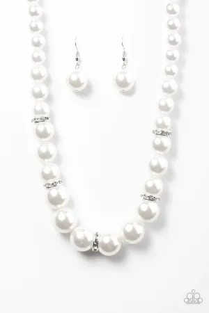 Paparazzi Necklace ~ You Had Me At Pearls - White