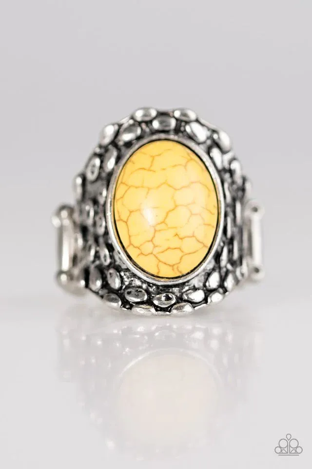 Paparazzi Ring ~ Jungle Glam - Yellow