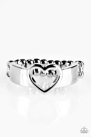 Paparazzi Ring ~ Skipping Heartbeats - Silver