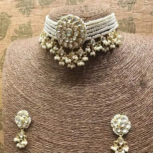 Patchi Kundan Beaded Choker