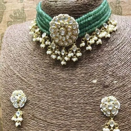 Patchi Kundan Beaded Choker