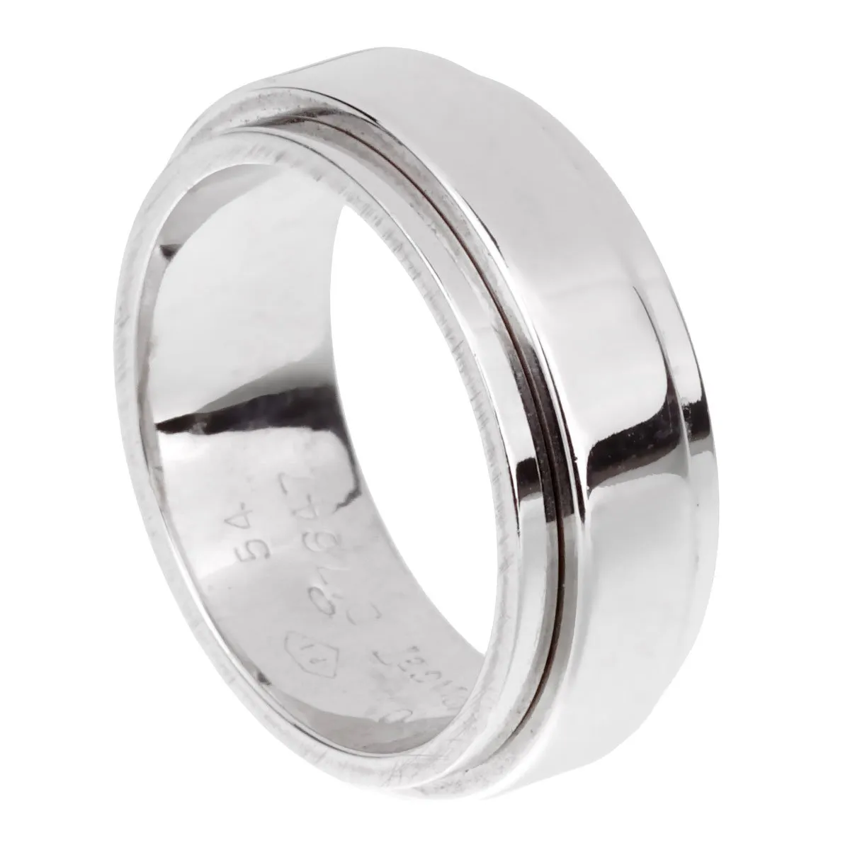 Piaget Possession White Gold Spinning Ring Sz 6 3/4