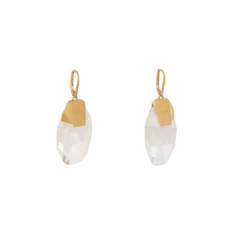 Pre Order:  French Transparent Crystal Earrings