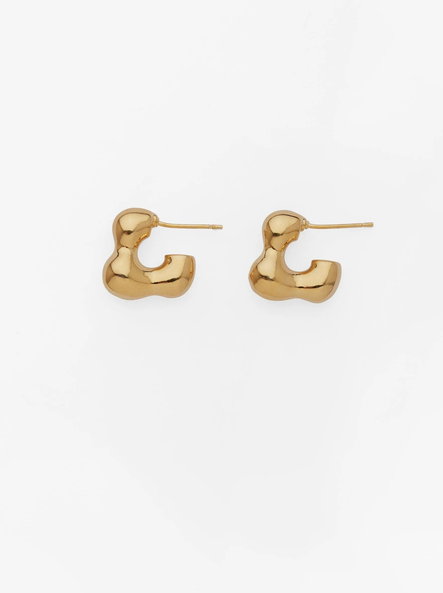 Reliquia Molten Earrings in Gold